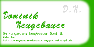 dominik neugebauer business card